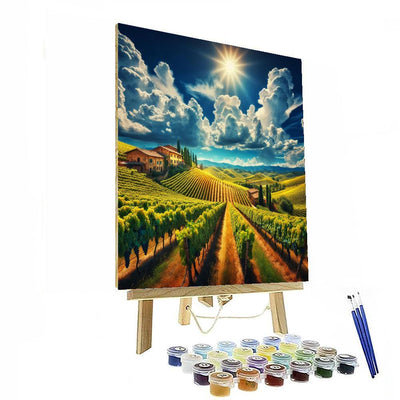 Tuscan Vineyard Serenity Paint By Color