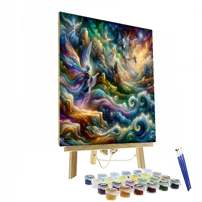 Fantasy Realm Paint By Numbers Art