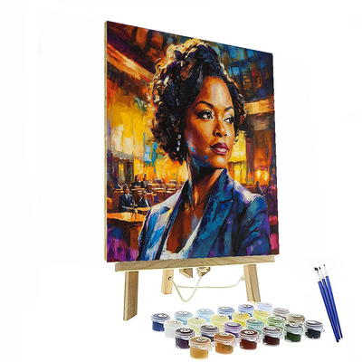 Viola Davis: The Bold Essence Of Annalise Keating DIY Paint By Numbers