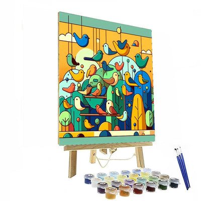 Brilliant Bird Bonanza Paint By Number