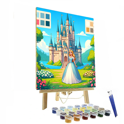 Princess's Dreamy Castle DIY Paint By Numbers