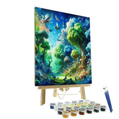 Magical Forest Whimsy Paint By Number