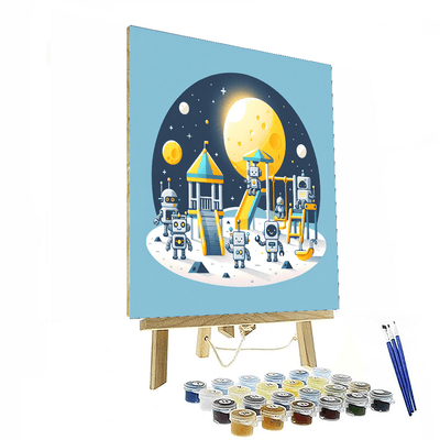 Lunar Playground Number Painting