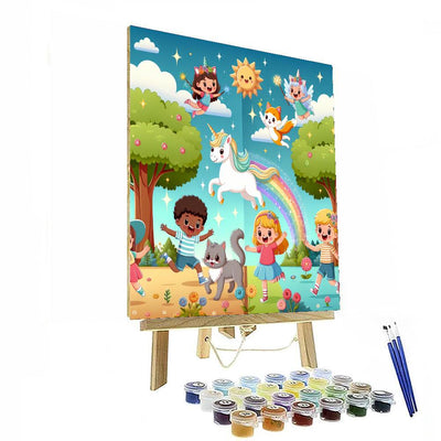 Magical Pet Adventure Paint By Numbers Art