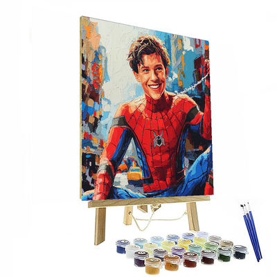 Tom Holland: The Rise Of Spider-man's Charm Painting Number Kit