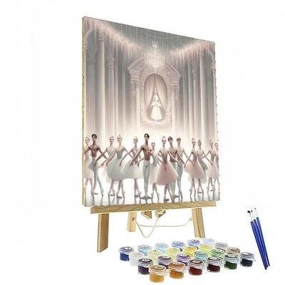 Graceful Ballet Performance Painting Number Kit