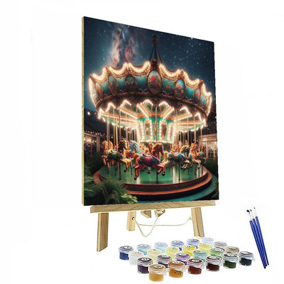 Vintage Carousel Dream Painting Number Kit