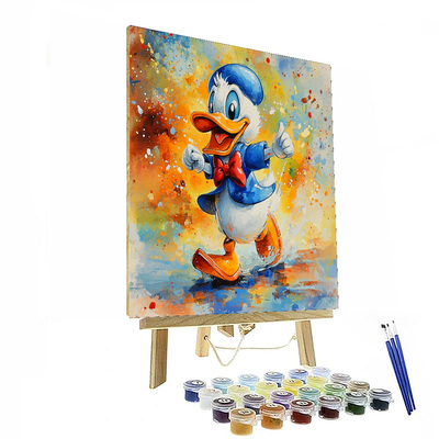 Donald Duck's Quacky Adventure - Disney Inspired Paint By Number