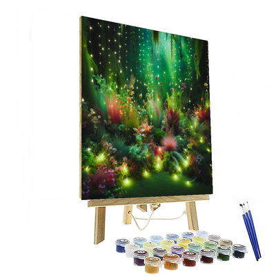 Whimsical Fairy Glade Number Painting