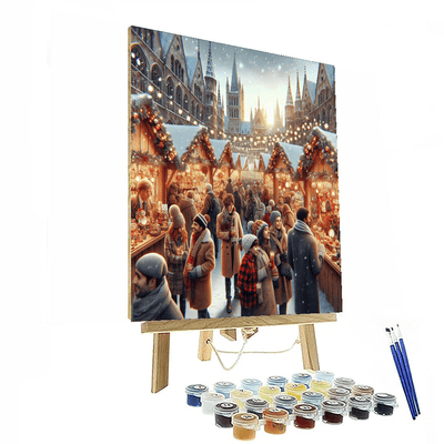 Bonn Christmas Market - Germany Paint By Numbers Kits