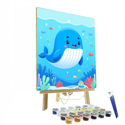 Charming Whale Paint By Number