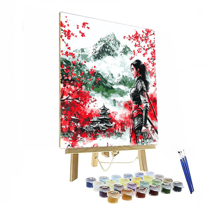 Charming With Mulan - Disney Inspired Paint By Color