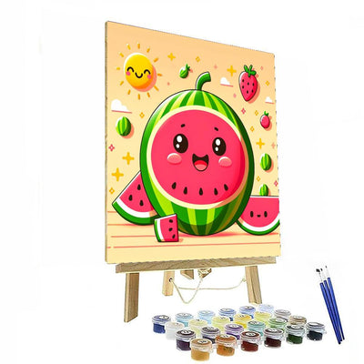 Wondrous Watermelon Paint By Number