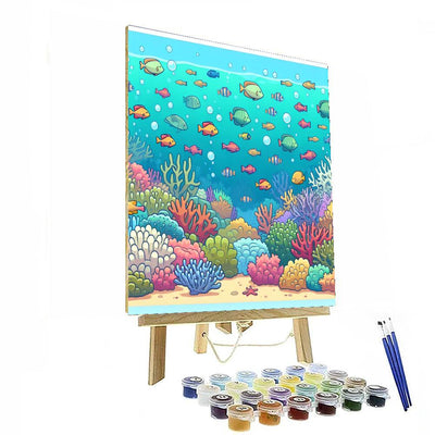 Exploring The Great Barrier Reef Painting By Numbers Kit