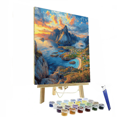 Lofoten Islands - Svolvaer Painting Number Kit