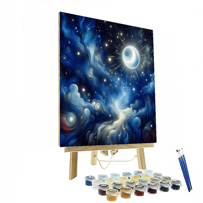 Starry Nightlight Glow Painting By Numbers Kit