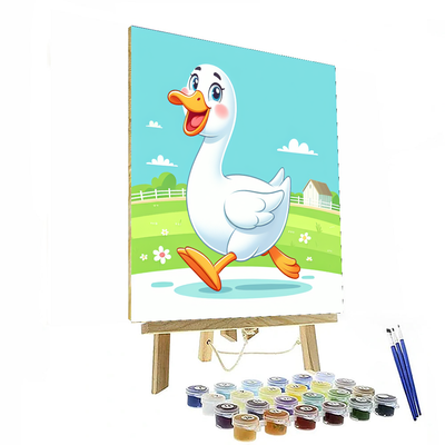 Giggle With A Goose Number Painting