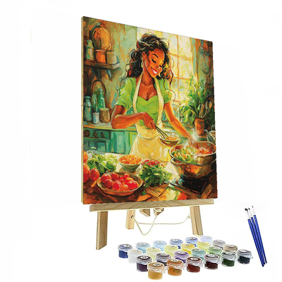 Tiana's Royal Dinner - Disney Inspired Paint By Numbers Art