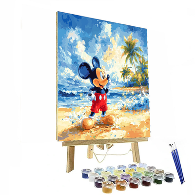 Mickey Mouse Summer Fun - Disney Inspired Painting By Numbers Kit