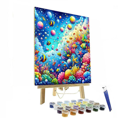 Whimsical Undersea Wonderland Numbered Painting Kits