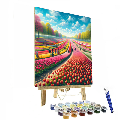 Tulip Festival - Keukenhof Painting By Numbers Kit