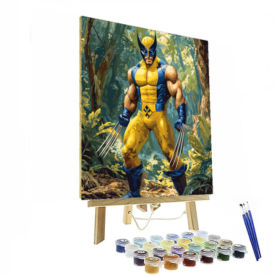 Hugh Jackman: The Unstoppable Force Of Wolverine Painting Number Kit