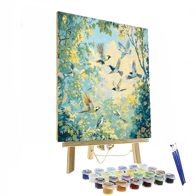 Audubon Inspired Rhythms Of Nature  Paint By Number