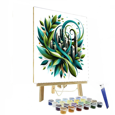 Urban Jungle Retreat Numbered Painting Kits