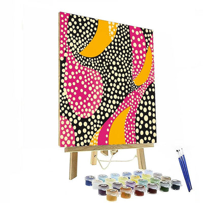 Yayoi Kusama Inspired Dancing Dots  Paint By Number