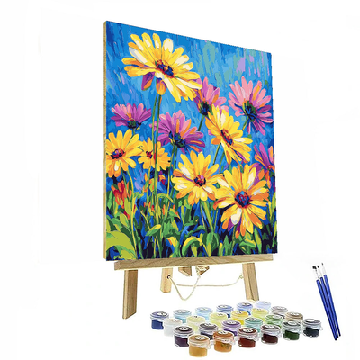 Vincent Van Gogh Inspired Vibrant Garden Paradise  DIY Paint By Numbers