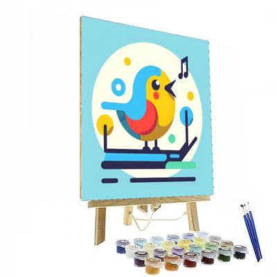 Chirpy Bird Sing-along Paint By Color