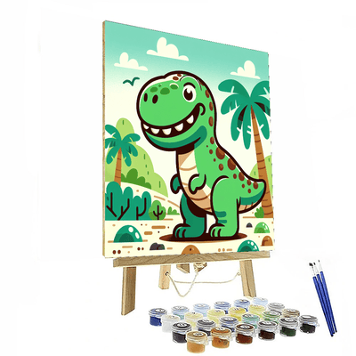 Dino Explorers Journey Number Painting