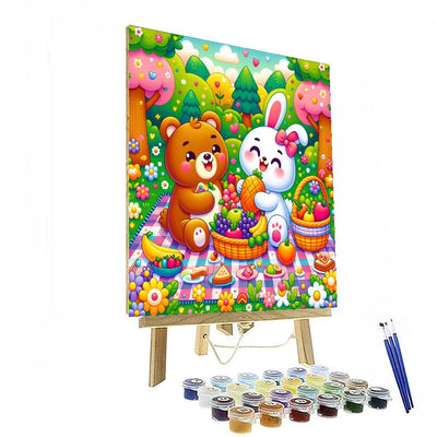 Sweet Garden Picnic Paint By Numbers