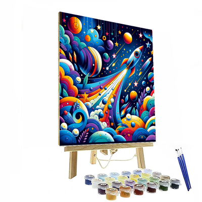 Adventurous Outer Space Paint By Numbers Kits