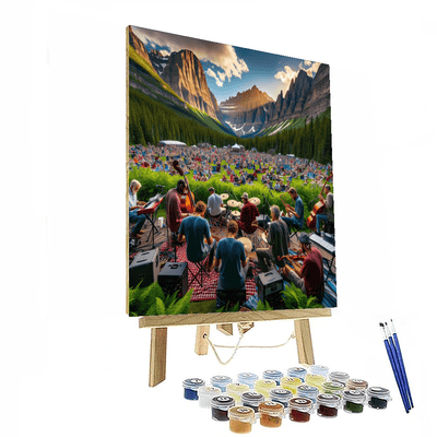 Glacier National Park Music Festival Numbered Painting Kits