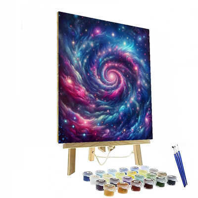 Celestial Dreams In The Cosmos Painting Number Kit