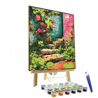 Kahlo Inspired Kahlo's Urban Garden  Paint By Number