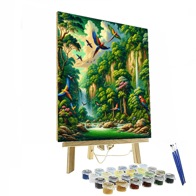 Exotic Rainforest Adventure Painting By Numbers Kit