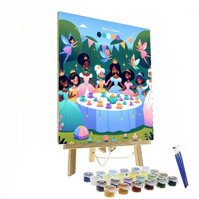 Enchanted Fairy Tale Tea Party Paint By Color