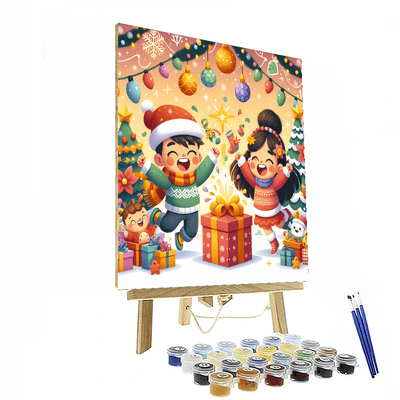 Festive Holiday Fun Painting Number Kit