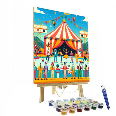 Circus Big Top Extravaganza Paint By Color