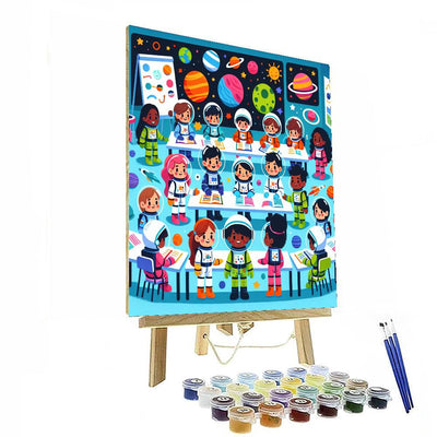 Space Academy Painting Number Kit