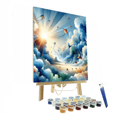 Joyful Adventure In The Sky Painting Number Kit