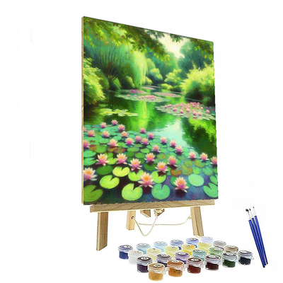 Wondrous Water Lilies Painting By Numbers Kit