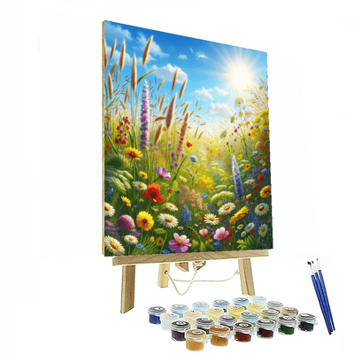 Gentle Summer Meadow Painting By Numbers Kit