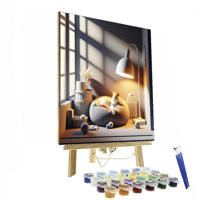 Whiskers' Cozy Corner Paint By Numbers Kits