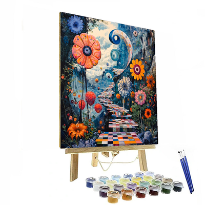 Salvador Dalí Inspired Surreal Floral Wonderland  Paint By Numbers Kits