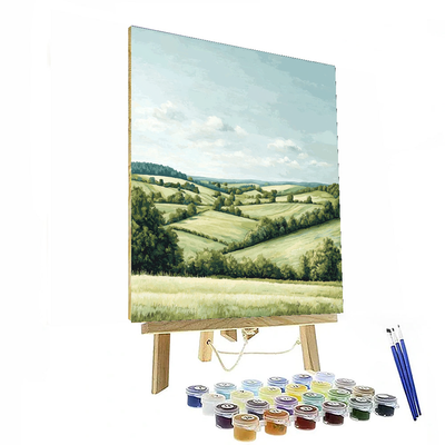 John Constable Inspired Peaceful Countryside  Paint By Numbers Art