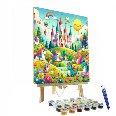 Enchanting Fairytale Land Paint By Color