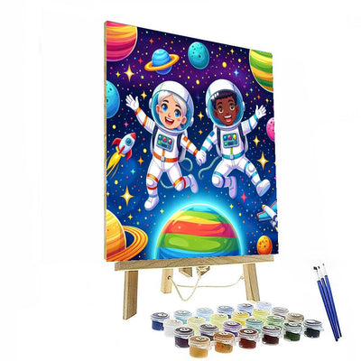 Epic Adventure In Space Painting Number Kit